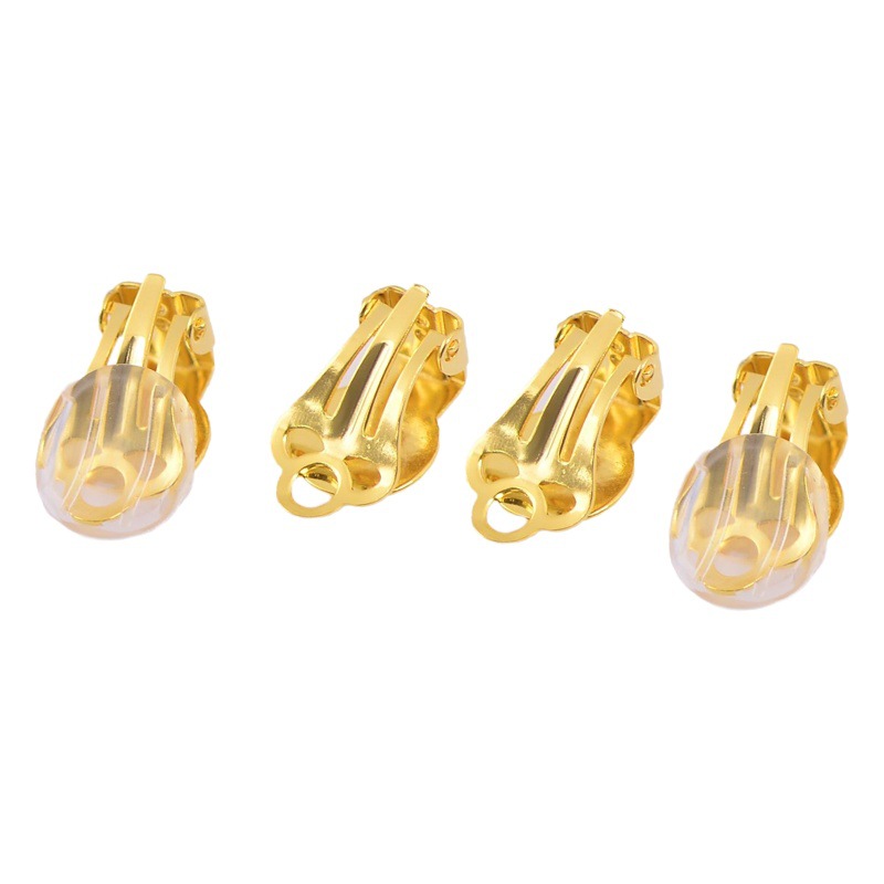 DIY accessories wholesale personality non-ear hole frog ear clip painless student earrings flat sticky jewelry ear clip