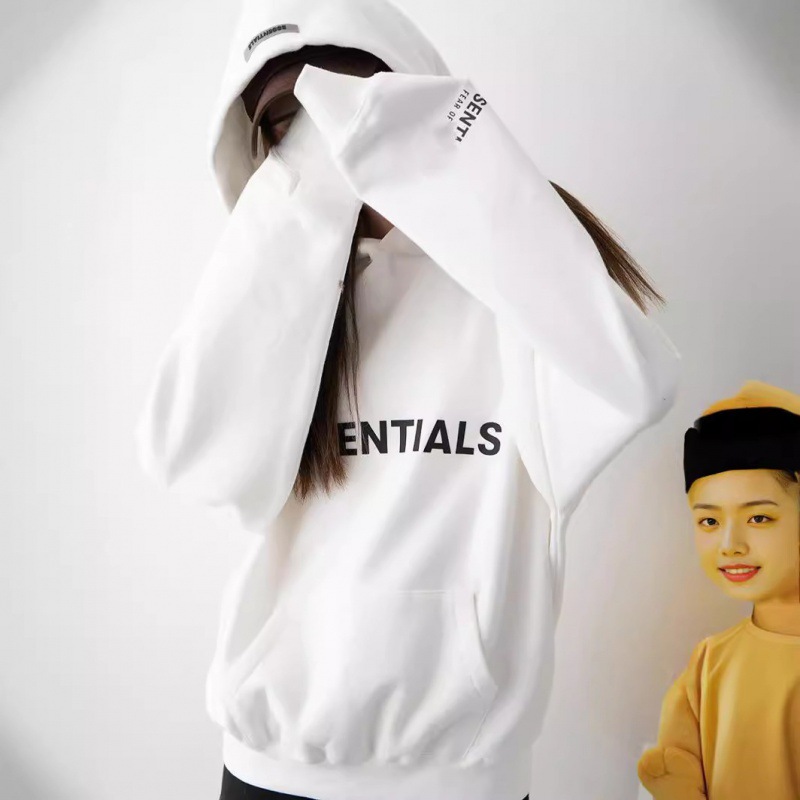 Pure Cotton 460g Autumn and Winter New Essentia Sweatshirt Multi-Thread Laminated Fog Jacket Couple Hoodie Sweatshirt for Men