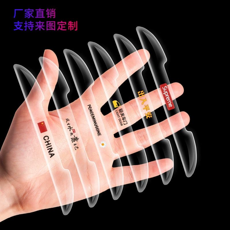 Автомобильная дверь противоударная полоса мультипликационная противоударная наклейка на кузов автомобиля