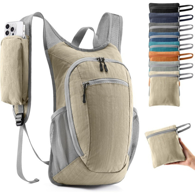 Mochila plegable ligera transfronteriza Mochila deportiva al aire libre Mochila de senderismo Mochila de ocio Mochila de hombro