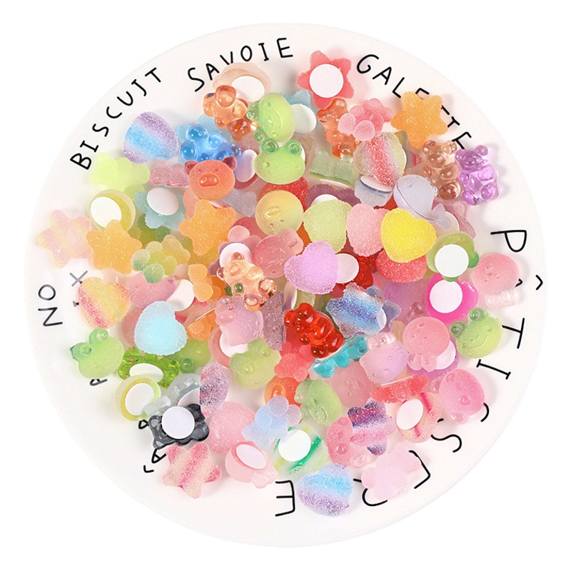 Water Cup 3d three-dimensional stickers candy series cute thermos cup stickers resin accessories mixed mobile phone shell refrigerator stickers