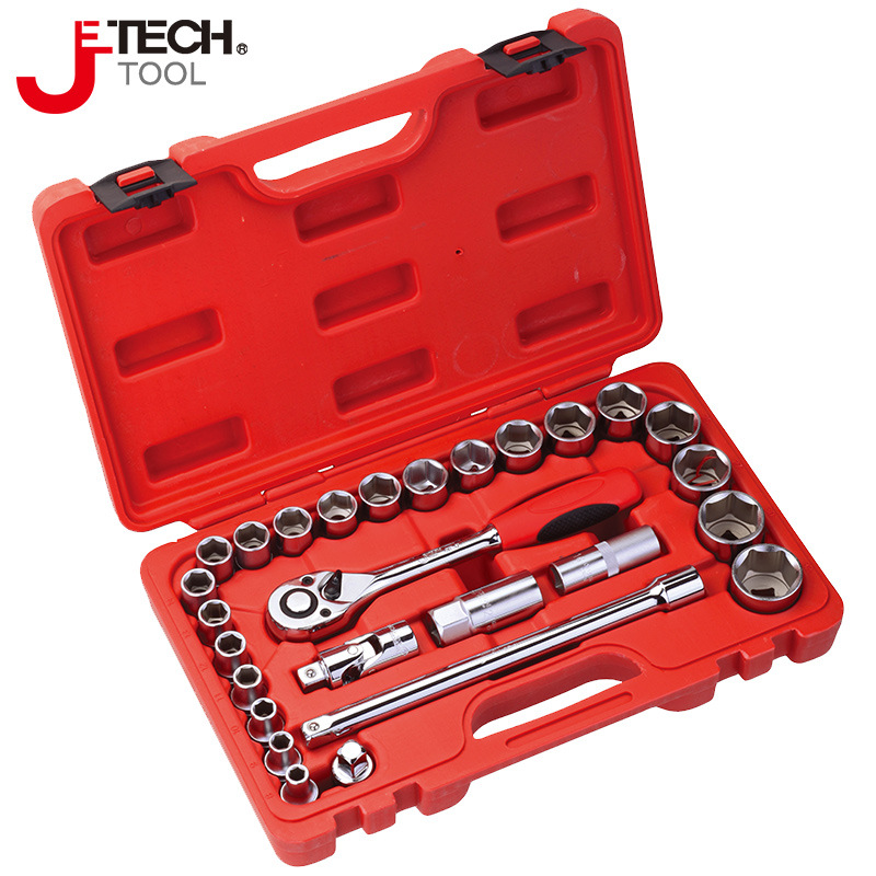 捷科SK1/2-27SP汽修工具套筒棘轮扳手组工具套装27件套1/2英寸