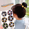 Children's hair accessory with bow, hair mesh, dancing hairgrip