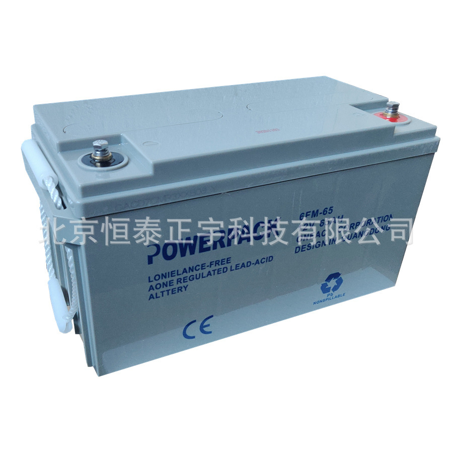 POWERPACK蓄电池6FM-65 12V65AH直流屏UPS/EPS电源配套 消防照明
