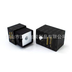 Cross-border atomizer children's lock packaging box quadrilateral square upper and lower cover paper tube essence oil bottle logo gift box
