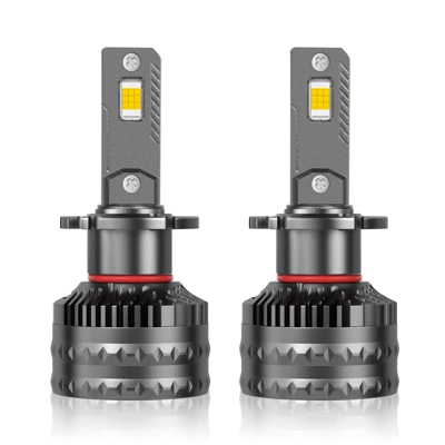 Cross-Border Supply of Automotive Led Headlights H7 H1 H4 9005 9012 Super Bright 100W High Power Headlights (Ön faralar)