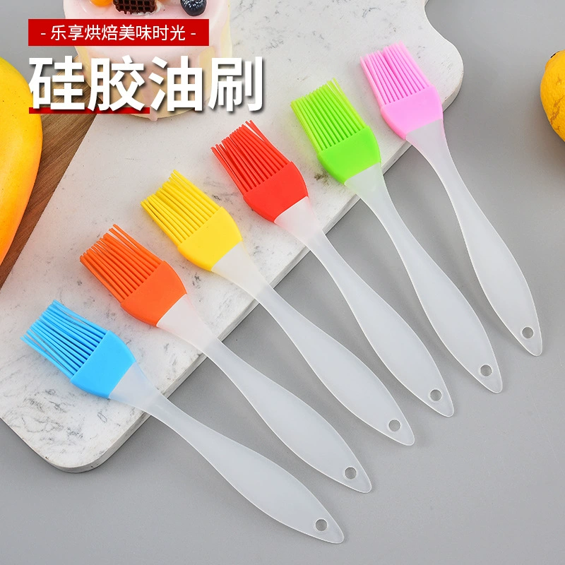 Трансграничная горячая распродажа, разделенная силиконовая масляная кисть, кисть для выпечки, кисть для приправ, силиконовая кисть для подметания, устойчивая к высоким температурам, масляная кисть для барбекю, масляная кисть