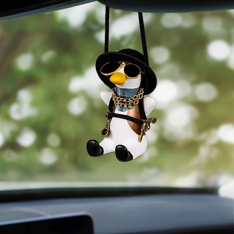 Cross-Border Car Hanging Ornaments Swing Duck Car Hanging Decoration Car Essential Supplies Car Interior Accessories