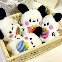 可爱帕恰狗毛绒公仔挂件公仔玩偶胸针配件萌学生书包挂饰工厂批发