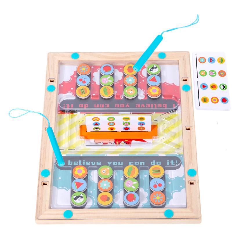 Juego de ajedrez de dos jugadores para niños transfronterizos, entrenamiento de agarre de bolígrafo, entrenamiento de habilidades de pensamiento lógico, ajedrez de movimiento