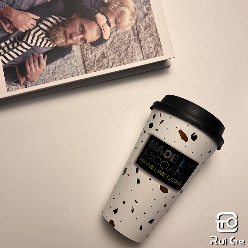 膜内贴一次性果汁奶茶杯90口径加厚加硬冷饮杯商用注塑杯批发