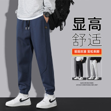 休闲卫裤男士春秋款束脚裤男款2023新款潮流九分裤男生运动裤子男