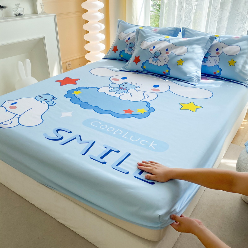 Colchón de cama de dibujos animados Cubierta antipolvo Cubierta protectora de colchón Cubierta protectora Niños 360 todo incluido Sombrilla de cama de flores al por mayor