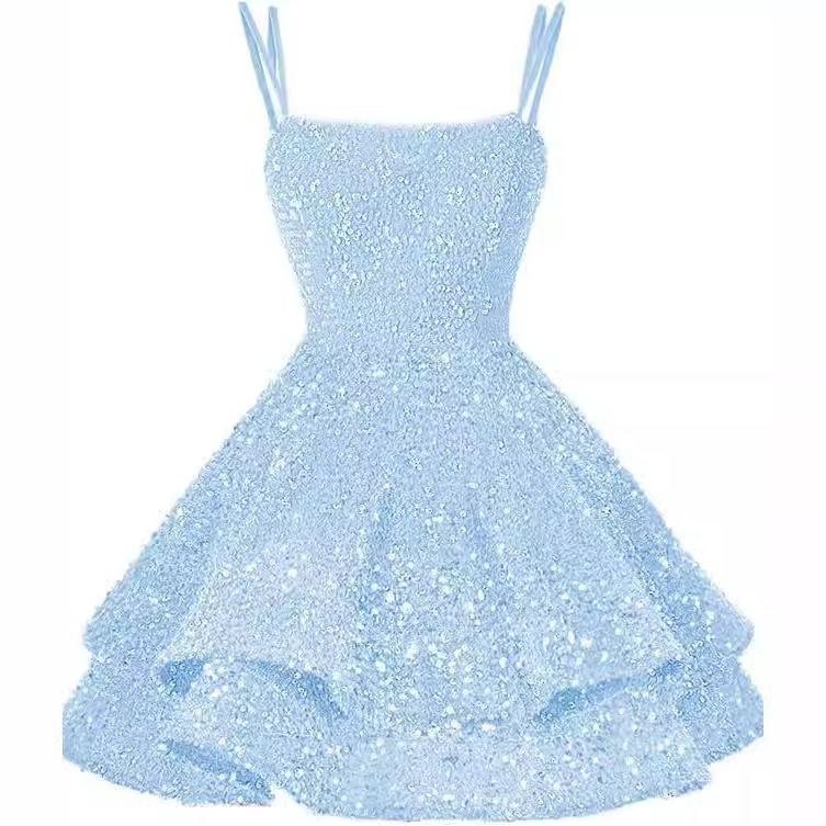 Sexy Spaghetti Strap Cocktail Dress 2026 Spring New Fashion Trendy Cocktail Dress for Petite Women on Aliexpress