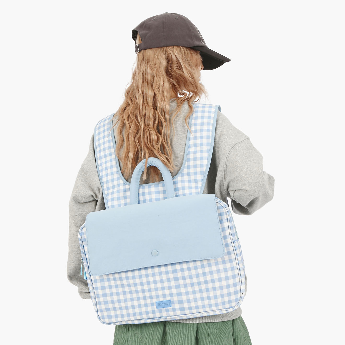 Mochila Multiuso para Computadora Portátil de Tela Impermeable y Anticaídas para iPad
