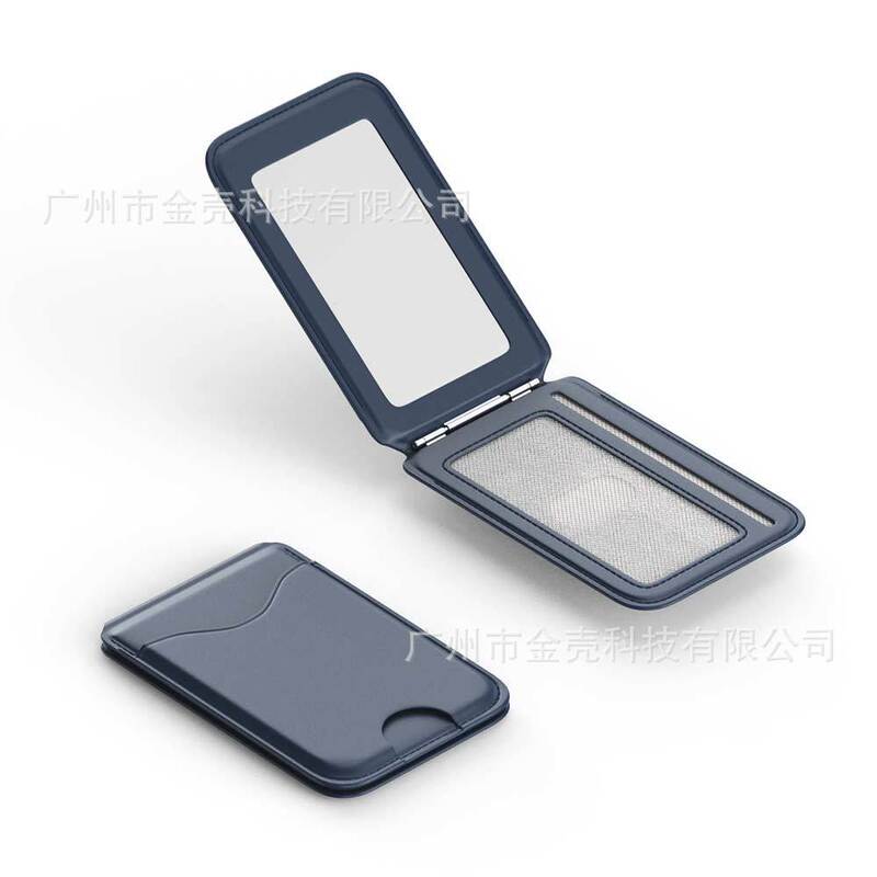 MagSafe対応 ミラー型マグネット式スマホホルダー カード収納付き マグネット式スマホスタンド 180度自由調整可能|undefined