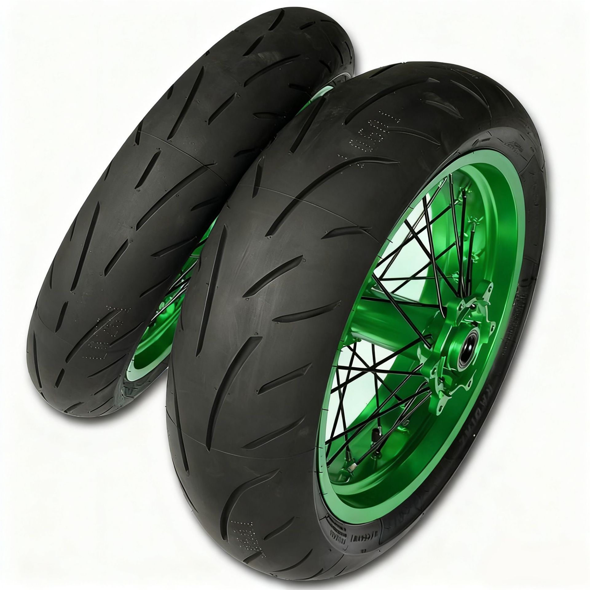 Modified Semi-Hot-Melt Slick Tire Hub Assembly Cnc 17inch Ktm Aj1 Off-Road Motorcycle