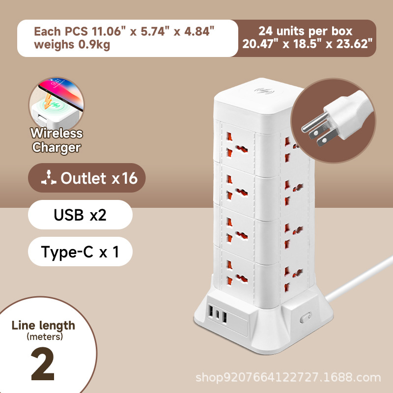 EE. UU. 3 pies-2 metros-4 capas/USB/carga inalámbrica