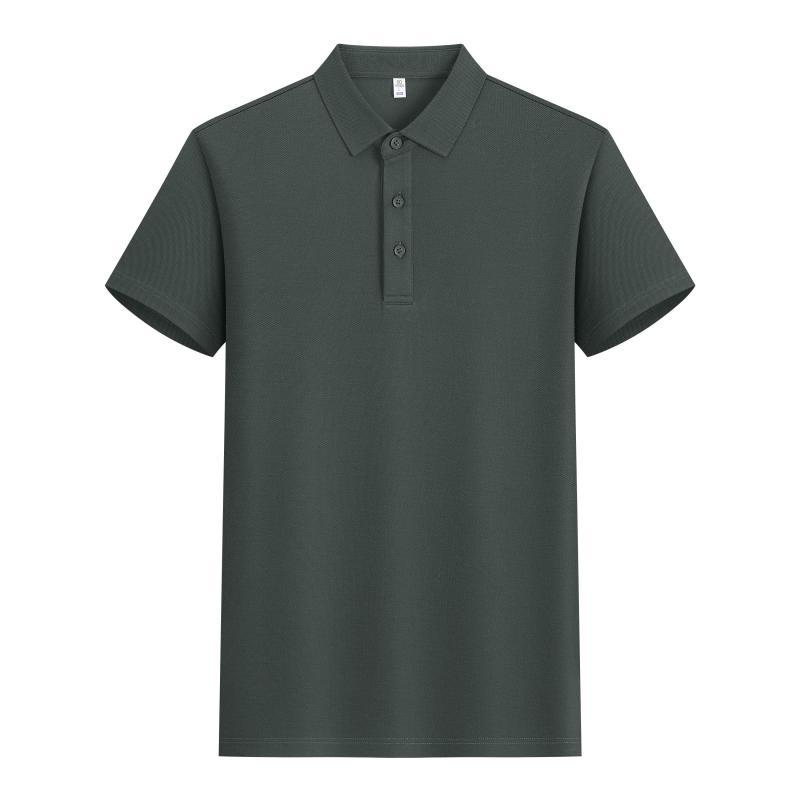 210G Lycello seda solapa polo impresión personalizada ropa de trabajo de hombres y mujeres camisa publicitaria de mangas cortas