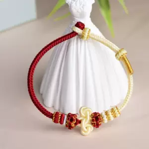 ขายส่งแบบมีสต็อก เชือกข้อมือปมเหวินชาง สร้อยข้อมือปลาคราฟสำหรับทั้งชายและหญิง รับประกันสอบผ่านทุกครั้ง พร้อมคำอวยพรให้สอบติดมหาวิทยาลัย ถักด้วยมือ