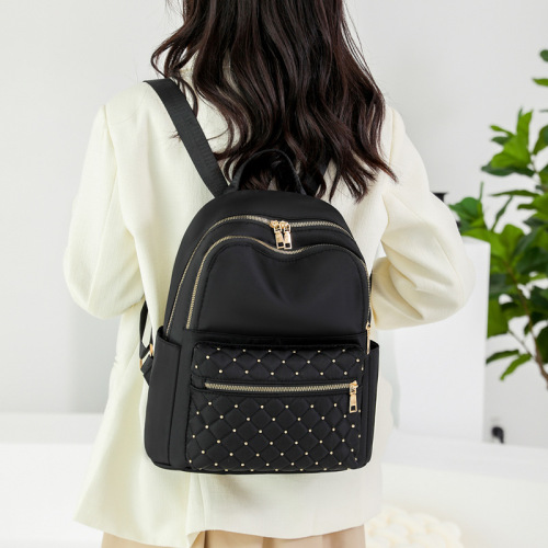 Women's  New Trend Travel Small Backpack Fashion Nylon Large Capacity Casual Trendy Women's Quality Bag