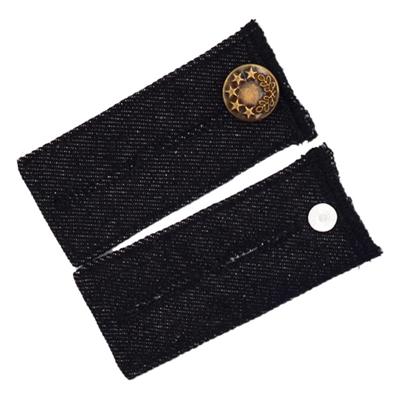 Hebilla de mezclilla pantalones de tela de mezclilla extensión de la correa de la hebilla de grasa sub-Cinturón de extensión de ajuste elástico hebilla de cintura cinturón de expansión