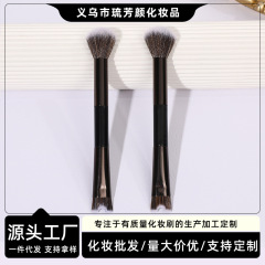 両頭U字型ノーズシャドウブラシ、ハイライト、ファンデーションブラシ、アイシャドウ、チークブラシ、鼻筋輪郭メイクブラシ、輪郭メイクツール