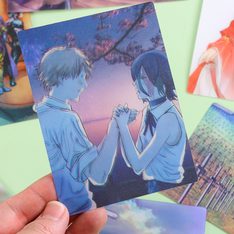 Customized Postcard Hologram Cards, Cartoon Game Cards, Anime Transformation Cards, Three-Dimensional Celebrity Cards Customized Postcard Hologram Cards, Cartoon Game Cards, Anime Transformation Cards, Three-Dimensional Celebrity Cards