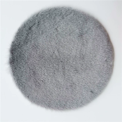 Suitable for Live Streaming Rooms: Wool pad - standard-large-gray-circle-diameter-18cm