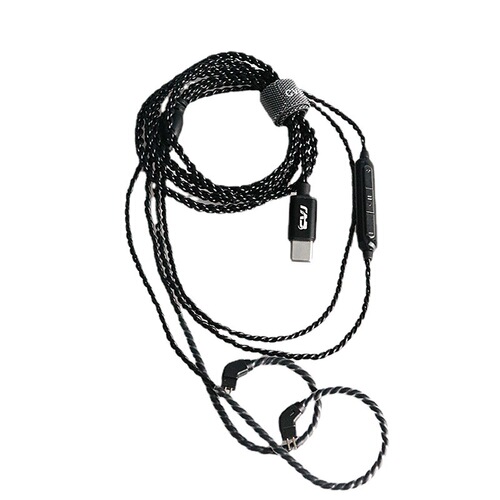 CVJ-V6 dual-pin 0.78 headphone balanced upgrade line mmcx with microphone typec digital decoding headphone amp Shure TFZ