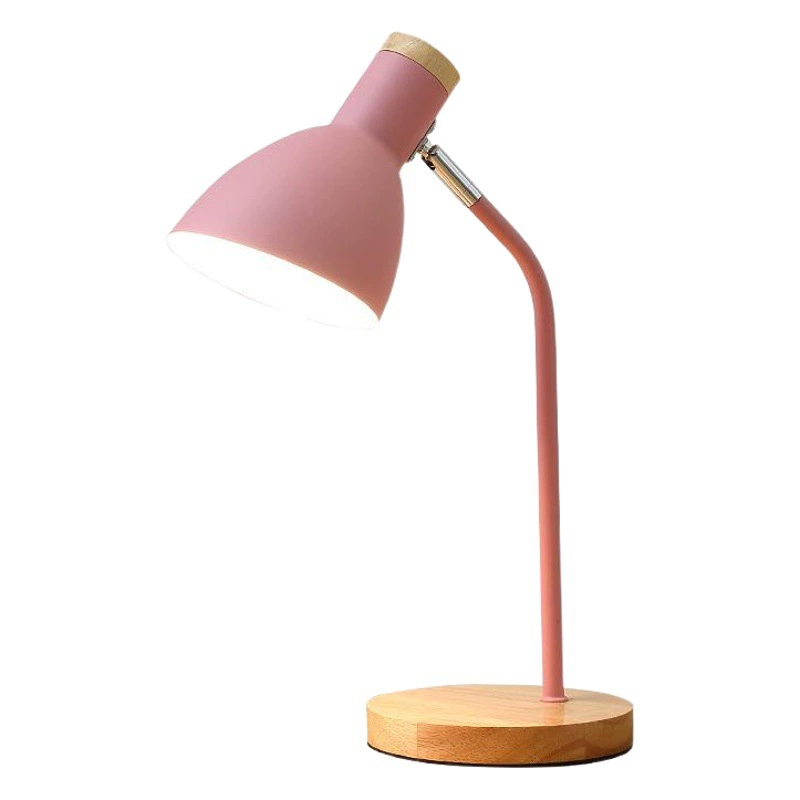 Ночная настольная лампа для студентов колледжа Ночная лампа для чтения Простая Современная Скандинавская креативная спальня в общежитии Подключающаяся прикроватная лампа