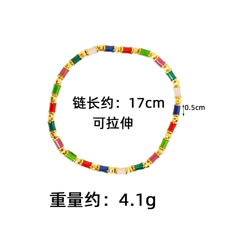 No desvanecerse durante mucho tiempo arena oro colorido zircon pulsera flash de verano temperamento ligero de lujo de alta calidad joyería al por mayor