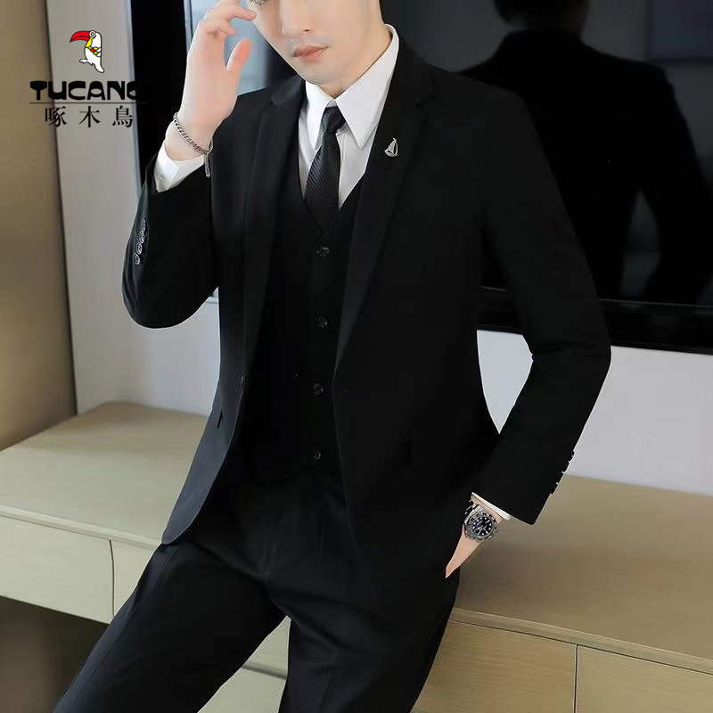 블랙 [슈트+셔츠+바지]