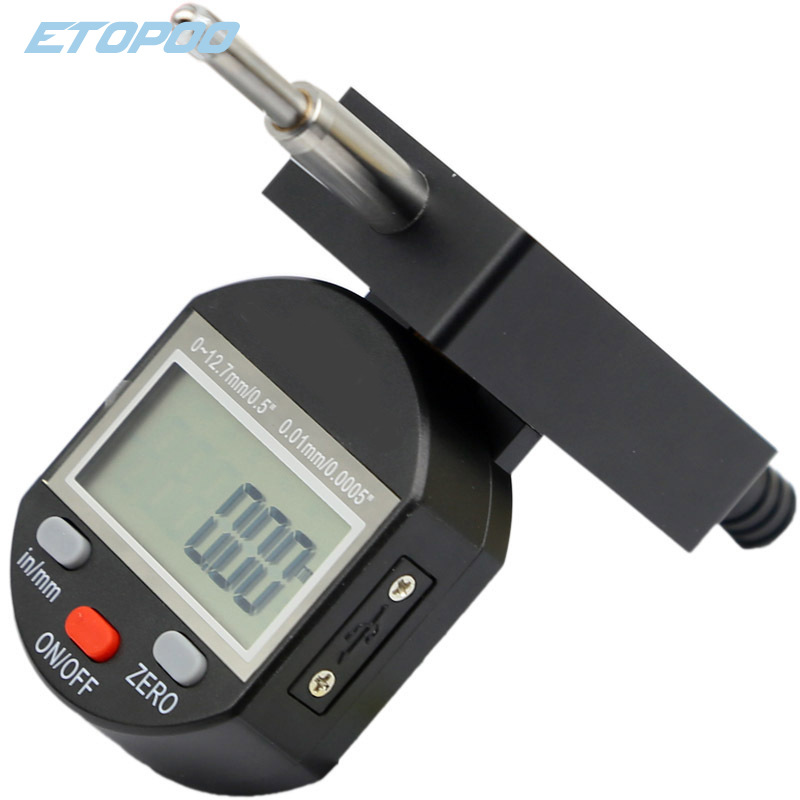ETOPOO电子数显垂直百分表0-10MM直角测量指示表水平汽车玻璃检测