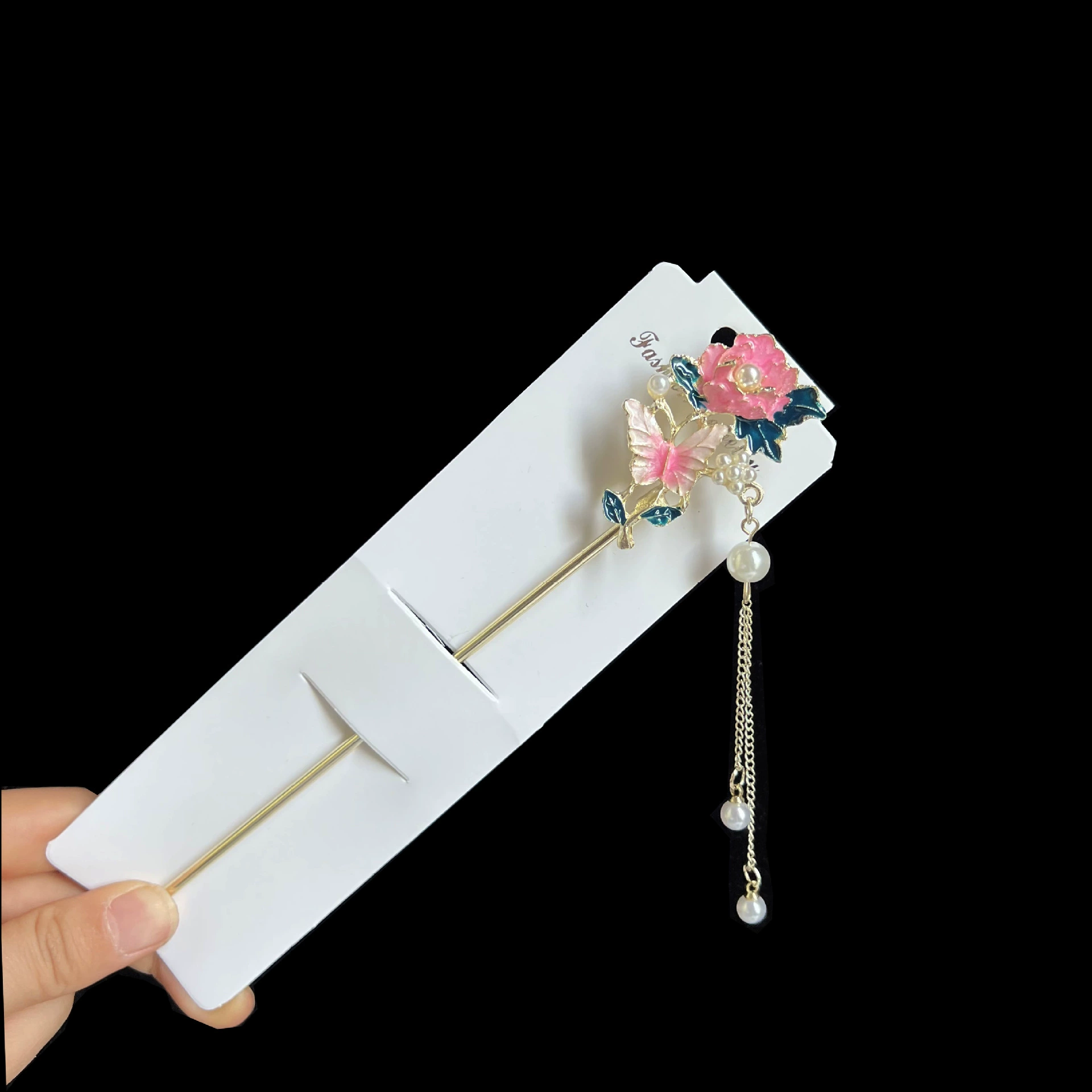 Hairpin Hanfu заколка для волос, орхидея цветочный декоративный аксессуар для волос, простая элегантная китайская стиль