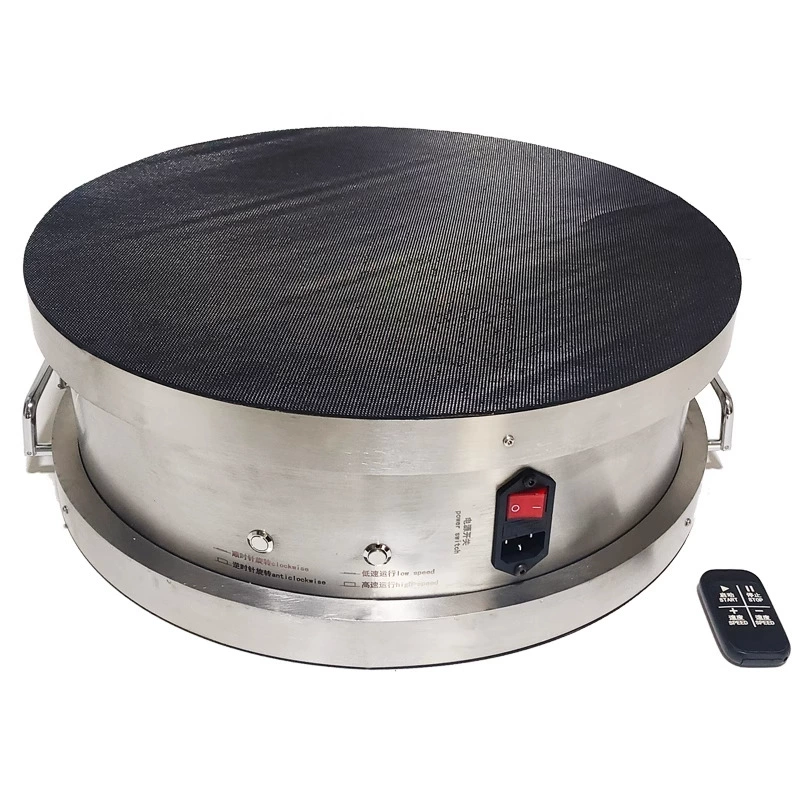 Electric turntable figure skating spin trainer