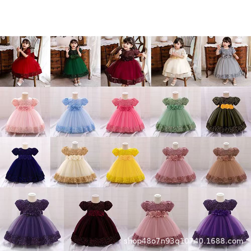 Dress for Kids Girl Summer Girls 3456 Years Party 女童连衣裙