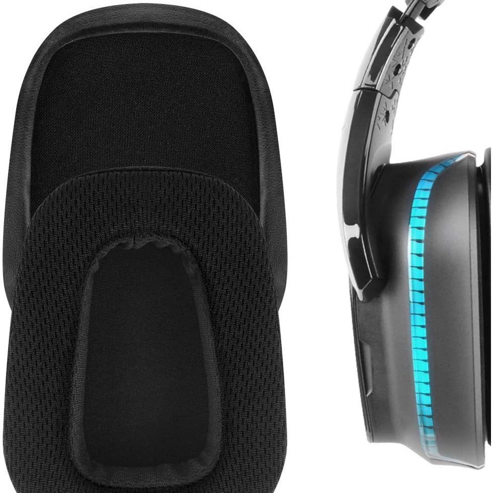 Estrictamente seleccionado para Logitech G633 G933 orejeras cubierta de esponja cubierta de oído orejeras de algodón malla