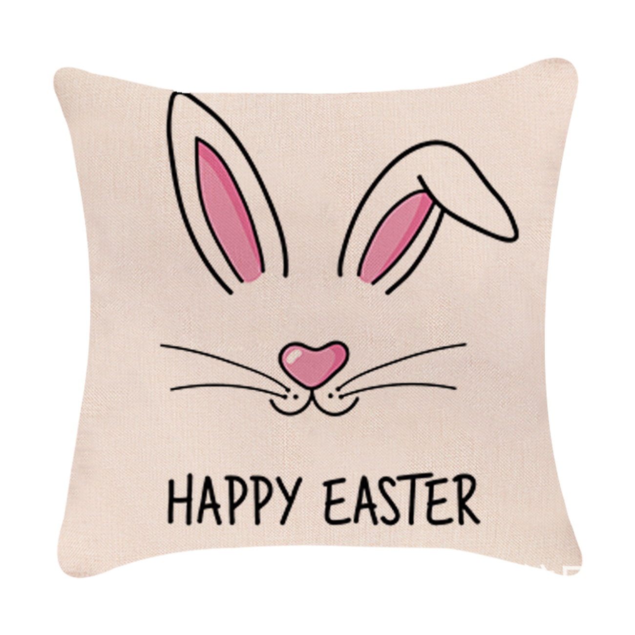 Easter Simple Style Rabbit Letter Linen Pillow Cases Couch & Sofa Decor display picture 46
