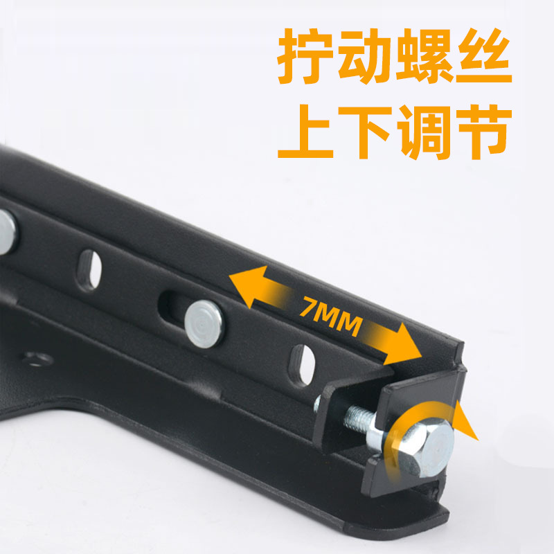 Soporte de pared reforzado para TV, soporte oculto de alta resistencia para mueble de TV, soporte de estante en forma de L