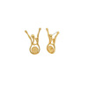 Design earrings, advanced fashionable silver needle, trend of season, silver 925 sample, high-quality style, wholesale