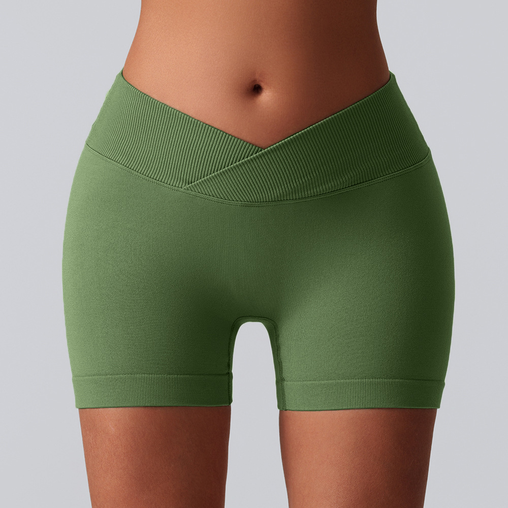 Europa y América sin costuras pantalones cortos de correr transpirables deportivos, pantalones cortos, pantalones cortos de cintura alta, pantalones cortos, pantalones cortos, pantalones cortos