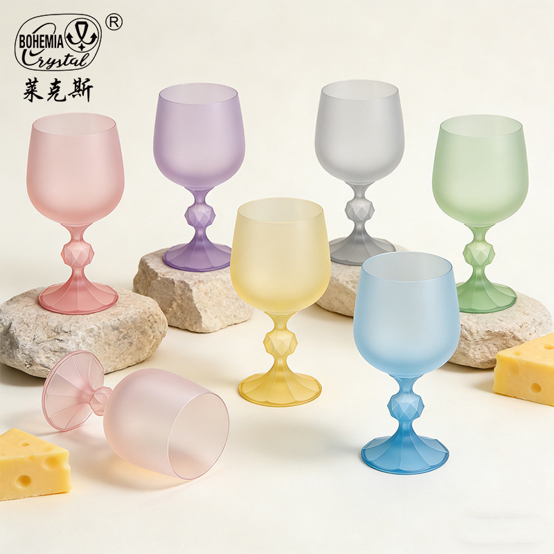 Tazas de cóctel de importación checa tazas de cristal de color caramelo tazas de vidrio creativas tazas de bar tazas de restaurante
