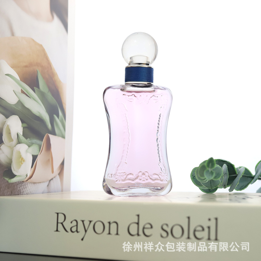 Comercio Exterior explosivo botella vacía de perfume transparente de bayoneta de cintura pequeña botella vacía de vidrio Mary 's Fragrance en el mismo modelo image 5