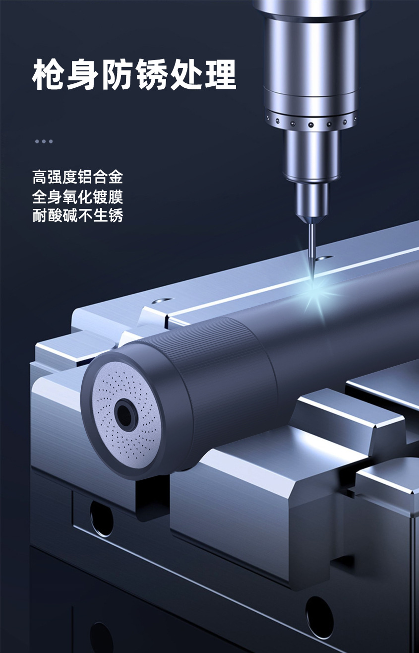 New Car Wash High-Pressure Water Gun Household Tool Aluminum Alloy Nozzle Pipe Garden Cleaning Machine