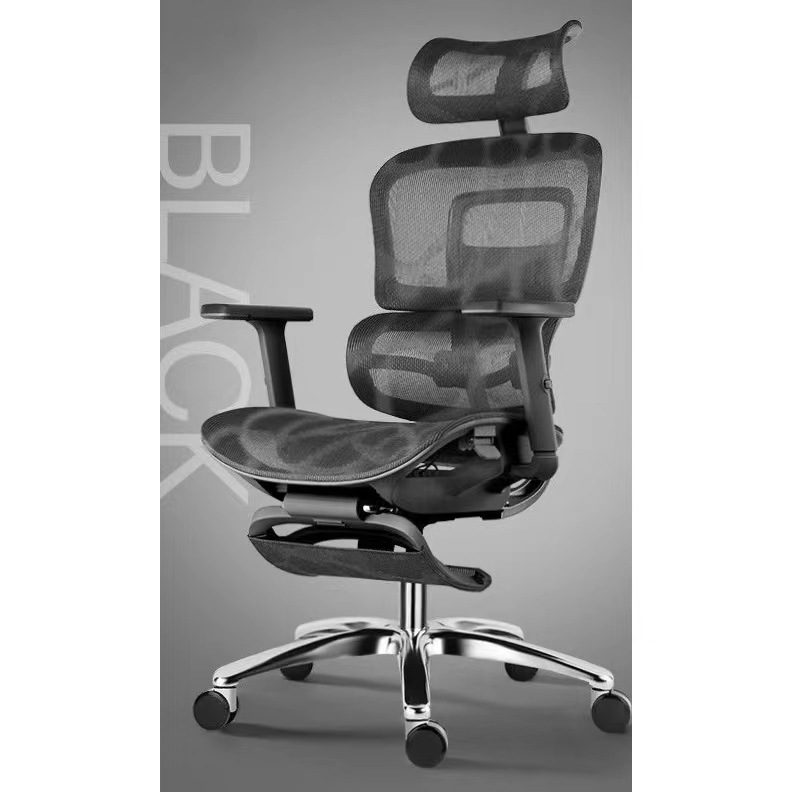 Silla ergonómica cómoda silla de oficina de larga duración Silla de computadora para el hogar SILLA DE personal Silla de entrenamiento de conferencias soporte de cintura ajustable