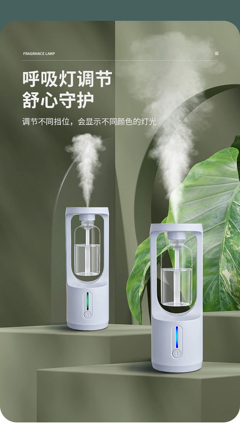 新款香熏机智能酒店家用加湿器厕所卧室自动喷香机喷雾扩香机跨境详情6