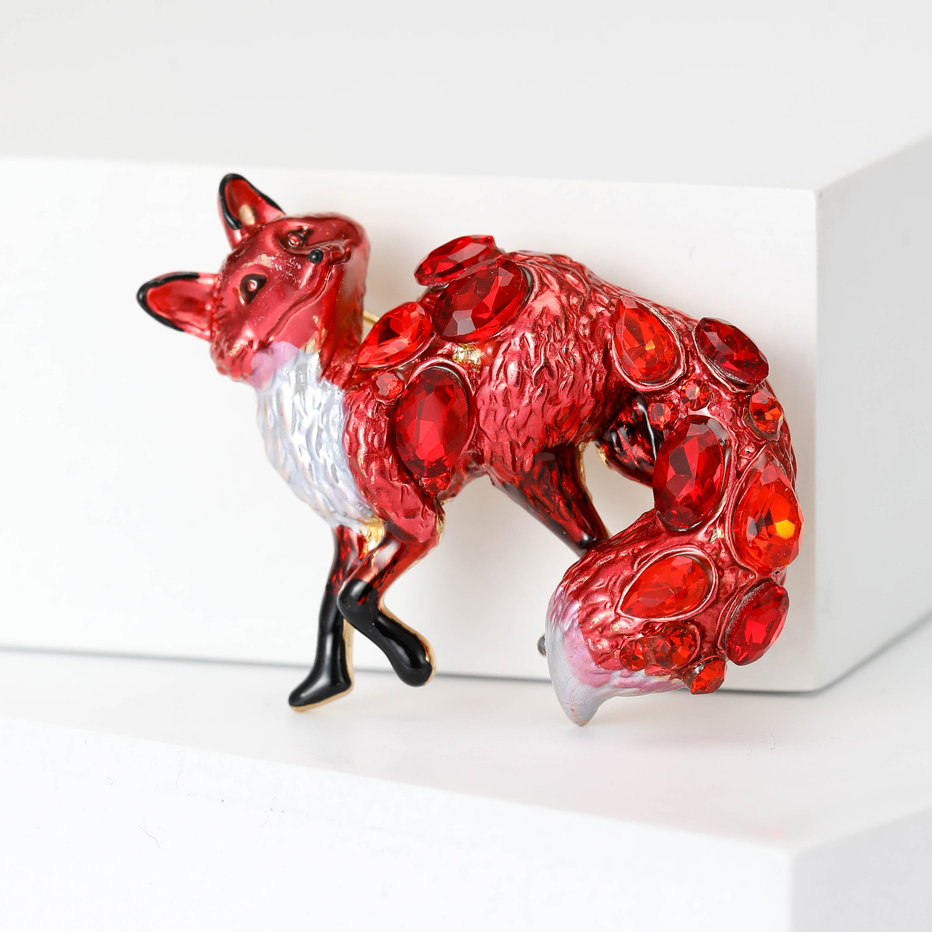 15g Weight Brooches Classification Holiday, Banquet Occasion Alloy Material Fox Pattern Women's Gender Casual, Elegant, Lady Style Casual Elegant Lady Pin Fox Alloy Women's Brooches 10