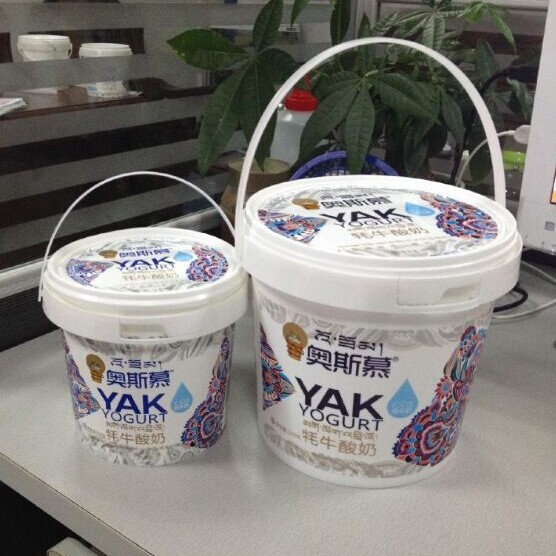 恒辉直供 1斤2斤3斤4斤5斤酸奶桶PP食品级全新料压盖密封可印刷