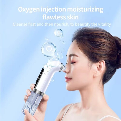 Small bubble cleaner, pore cleaning introduction device, mite removal, electric blackhead suction device, household oxygen injection device, facial cleansing device